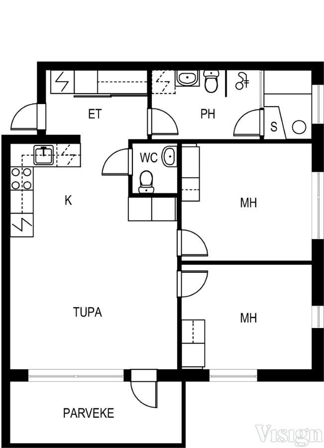 Levin Kunkku B2 Apartment Grey Eksteriør billede